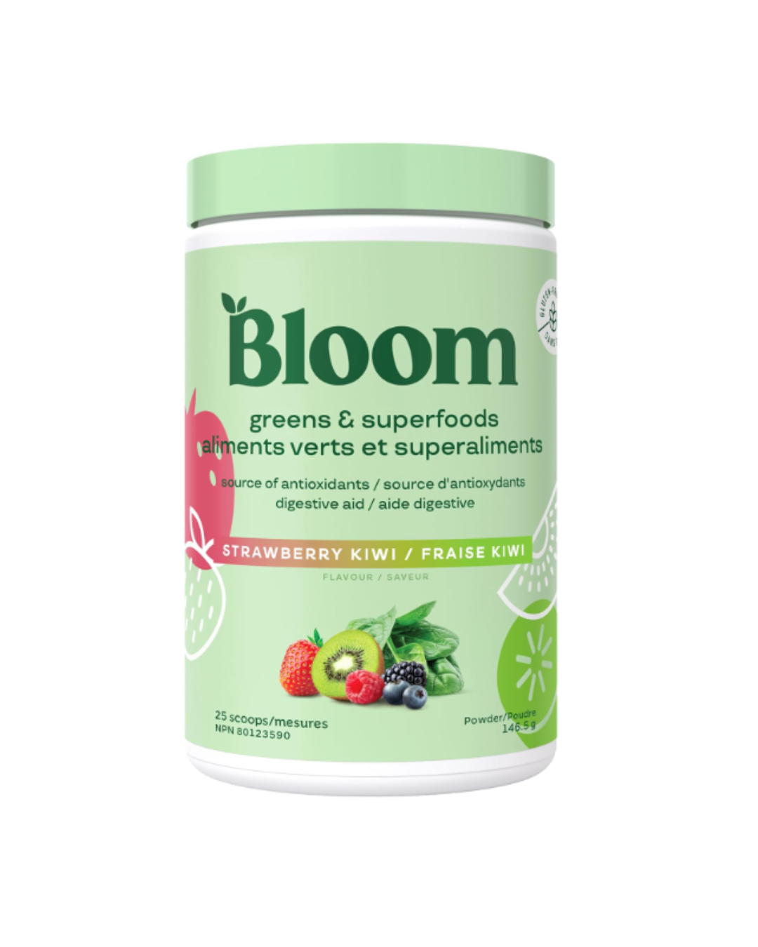 Bloom Nutrition Superfood Greens en Polvo (Digestión y Bienestar)